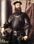 BRONZINO, Agnolo Portrait of Stefano IV Colonna oil painting
